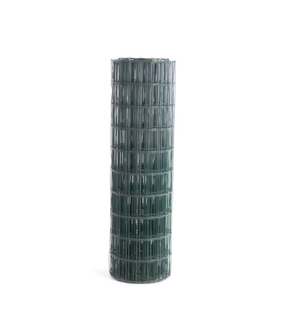 Green PVC Coated EURO Fence 4" x 2" Welded Wire Mesh Garden Fencing Muttons